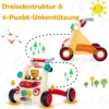 2 in 1 Lauflernwagen Lauflernwagen für Kinder Baby Walker 56 x 46 x 42 cm Bunt