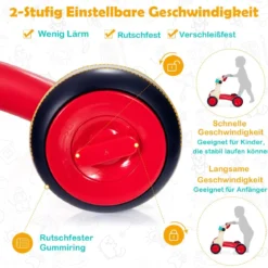 2 in 1 Lauflernwagen Lauflernwagen für Kinder Baby Walker 56 x 46 x 42 cm Bunt