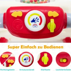2 in 1 Lauflernwagen Lauflernwagen für Kinder Baby Walker 56 x 46 x 42 cm Bunt