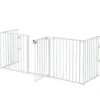 5-in-1 Metall-Laufstall Laufstall Sicherheitsabsperrung 58 x 74 cm Weiß