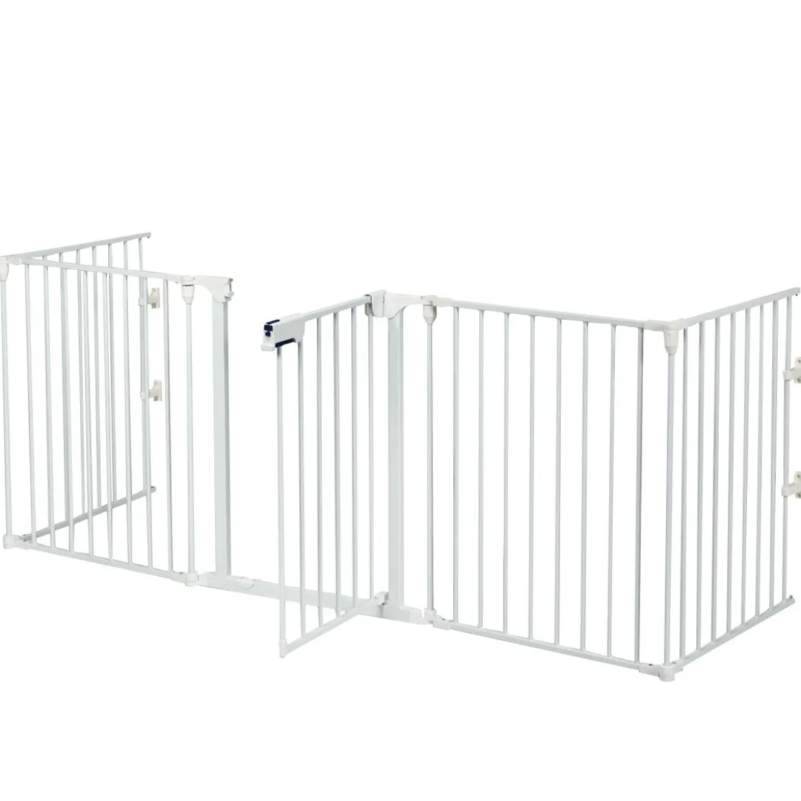 5-in-1 Metall-Laufstall Laufstall Sicherheitsabsperrung 58 x 74 cm Weiß