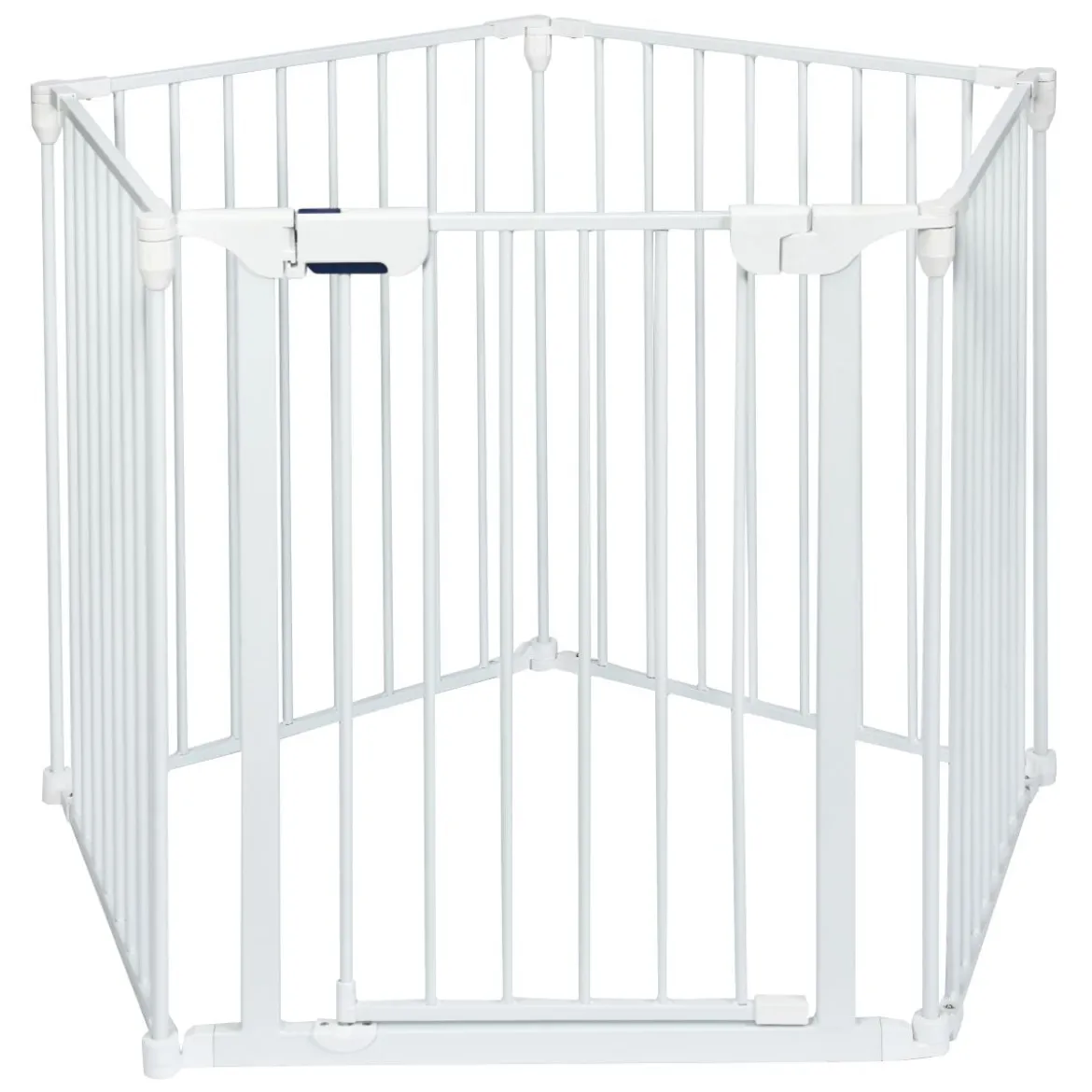5-in-1 Metall-Laufstall Laufstall Sicherheitsabsperrung 58 x 74 cm Weiß