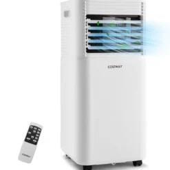 4 in 1 mobile Klimaanlage 9000 BTU Kühlen&Ventilieren&Entfeuchten Klimagerät mit Weißem Deckel 16℃-32℃