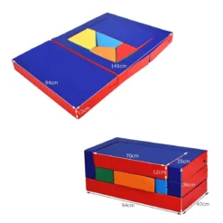 4 in 1 Spielsofa Vielseitiges Kindersofa Kinder Sitzgruppe