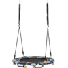 2-in-1 Trampolin & Schaukel klappbar faltbar mit 1,5 m Seilen klappbar faltbar 92 x 92 x 70 cm
