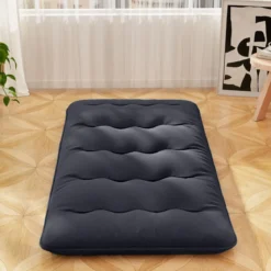 Japanische Futon Matratze mit Waschbarem Bezug & Tragetasche Tatami-Matte 90/140 x 200 cm