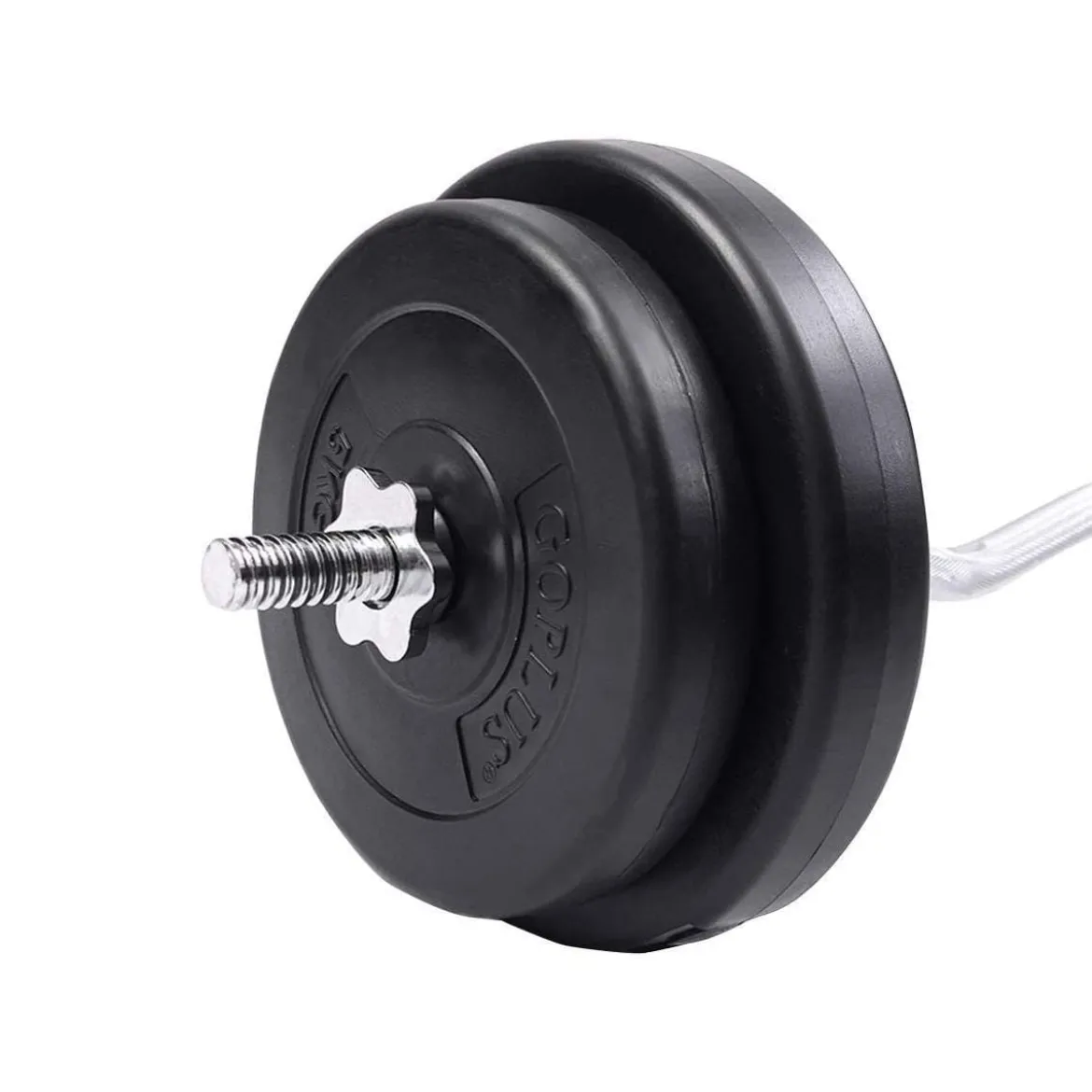 30KG Langhantel Set 120CM Curlhantelset Langhantelset