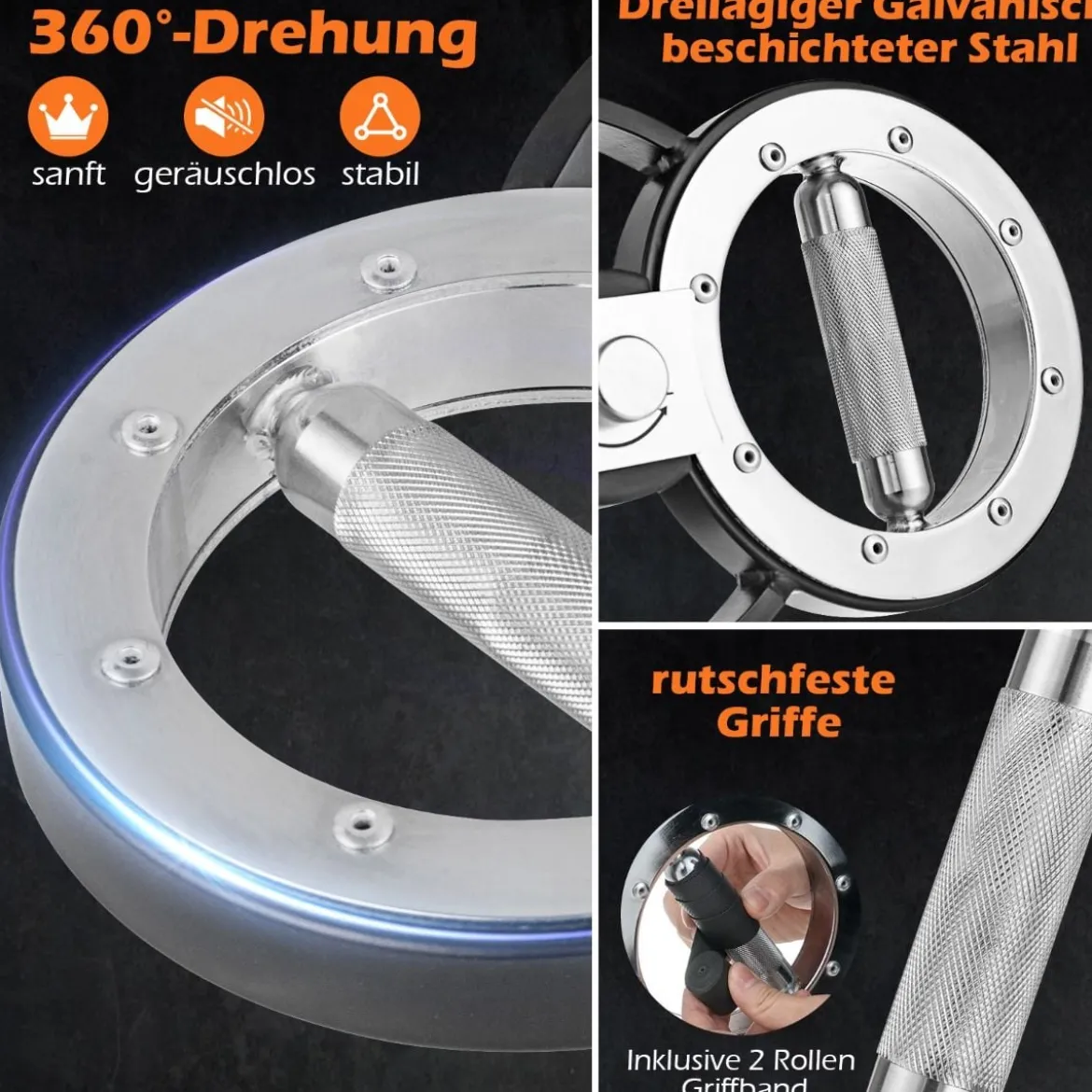 5,35 kg Schwere Burn-Maschine Armtrainingsgerät mit Einstellbarem Widerstand & 360° Drehung
