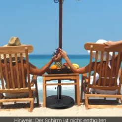 14 kg schwerer Schirmständer mit 45 cm Durchmesser für Schirmstangen von φ38/48 mm