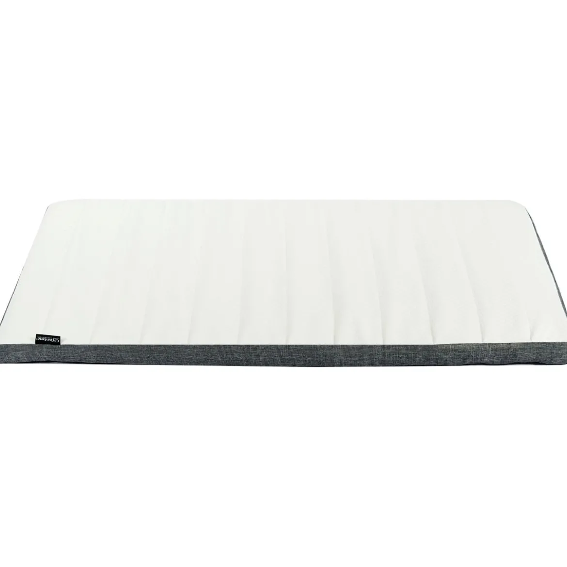 Kinderbett-Matratze Premium-Schaumstoff-Kinderbett Babymatratze 120 x 60 x 5 cm Weiß + Grau
