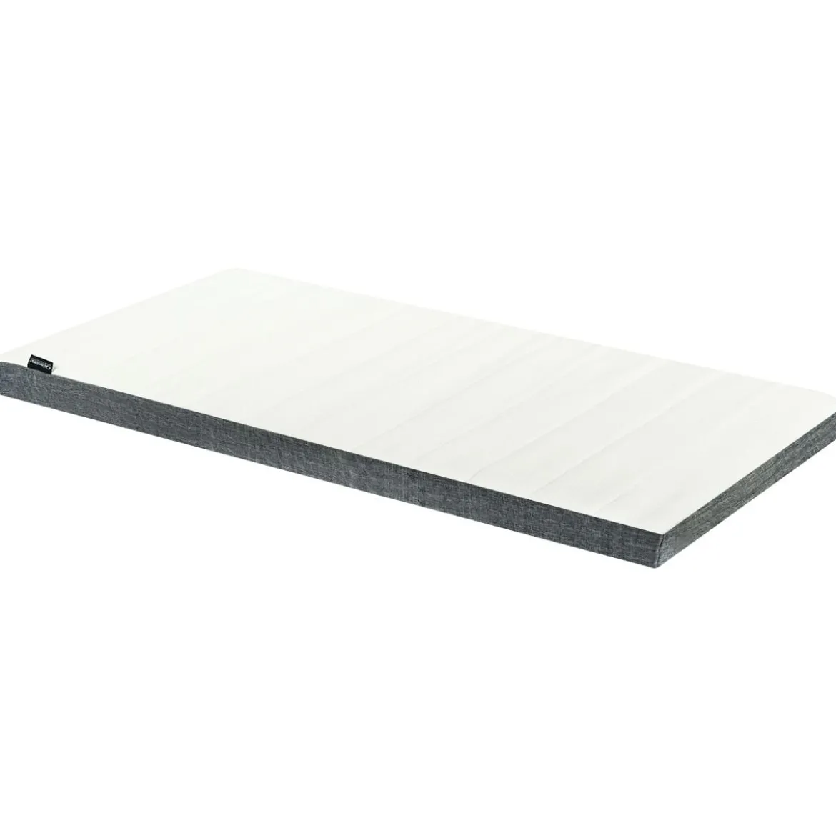 Kinderbett-Matratze Premium-Schaumstoff-Kinderbett Babymatratze 120 x 60 x 5 cm Weiß + Grau