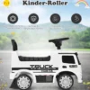 Kindergefährt Mercedes Benz Auto Kinderwagen Spielzeugauto 61,5 x 28,5 x 43 cm Weiß + Schwarz