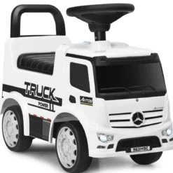 Kindergefährt Mercedes Benz Auto Kinderwagen Spielzeugauto 61,5 x 28,5 x 43 cm Weiß + Schwarz