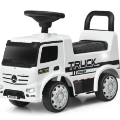 Kindergefährt Mercedes Benz Auto Kinderwagen Spielzeugauto 61,5 x 28,5 x 43 cm Weiß + Schwarz
