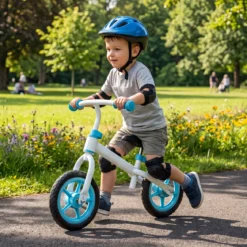 Kinderlaufrad mit Höhenverstellbarem Lenker für Kinder ab 3 Jahren Tragkraft 20 kg Blau