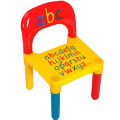 Kindermöbel 3 tlg. Kindersitzgruppe inkl.Kinderstuhl und Tisch Farbig