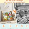 Kinderregal mit 5 Fächern Kinder Bücherregal Zeitungsständer Aufbewahrungsregal Natur