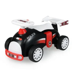 Kinder Rutschauto Fuß-zum-Boden Rutschfahrzeug mit Musik & Stauraum unter dem Sitz Kinderfahrzeug Polizei