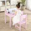 Kindertisch mit Stuhl Sensorisches Tischset für Kinder Rosa