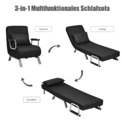 Klappbarer Raumteiler mit 4 Paneelen Trennwand für Zuhause 221 x 51 x 188 cm