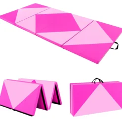 Klappbare Weichbodenmatte Tragbar Gymnastikmatte Yogamatte 240 x 117 x 5 cm