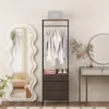 Kleiderständer mit Schubladen mit 3-Positionen-Hängestange & Ablagefächern Schrank-Organizer