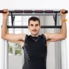 Klimmzugstange für Türrahmen klappbare Fitness-Klimmzugstange fürs Krafttraining beim Heimworkout Schwarz