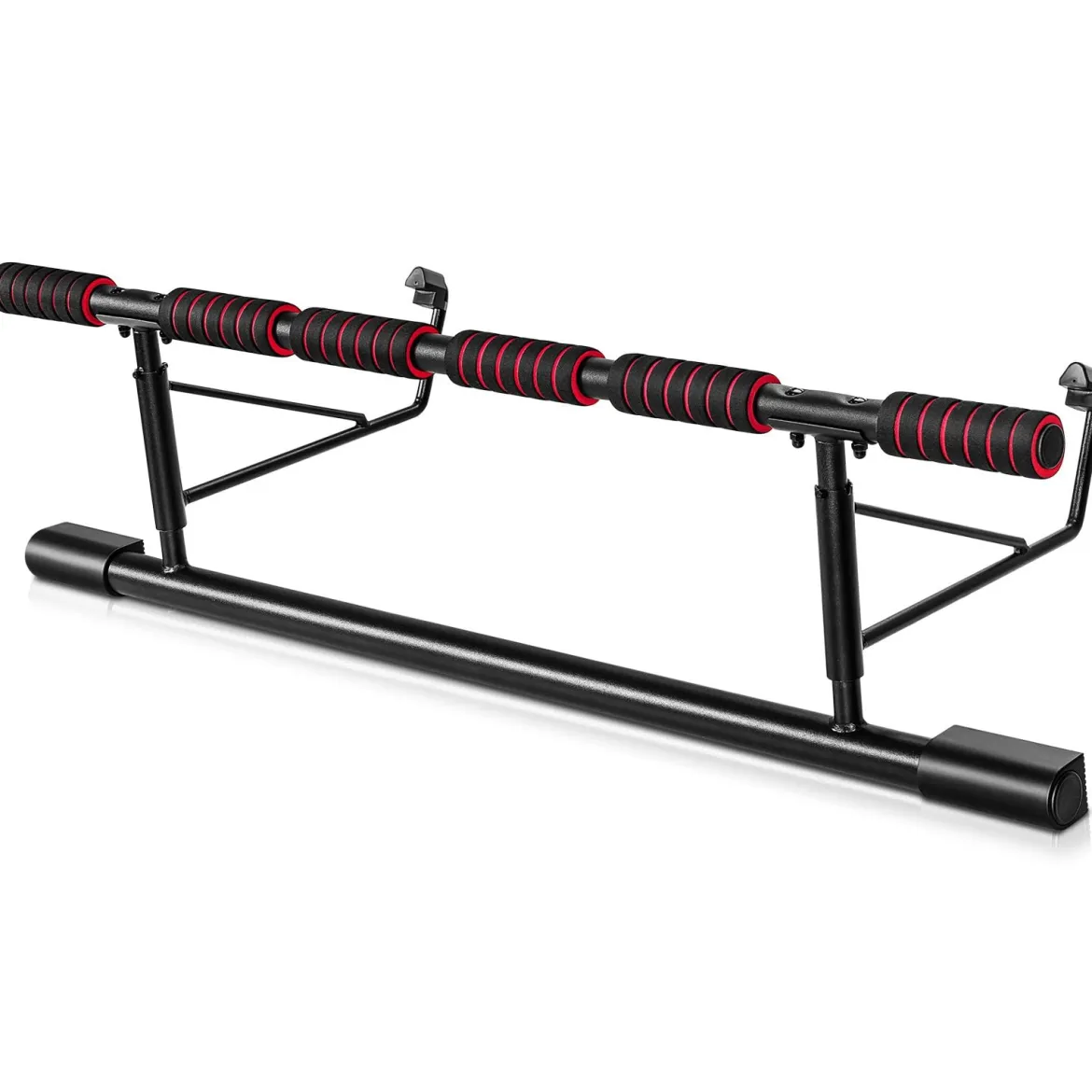 Klimmzugstange für Türrahmen klappbare Fitness-Klimmzugstange fürs Krafttraining beim Heimworkout Schwarz