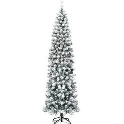 Künstlicher Schneebedeckter Weihnachtsbaum mit 461 Zweigenals 225 cm