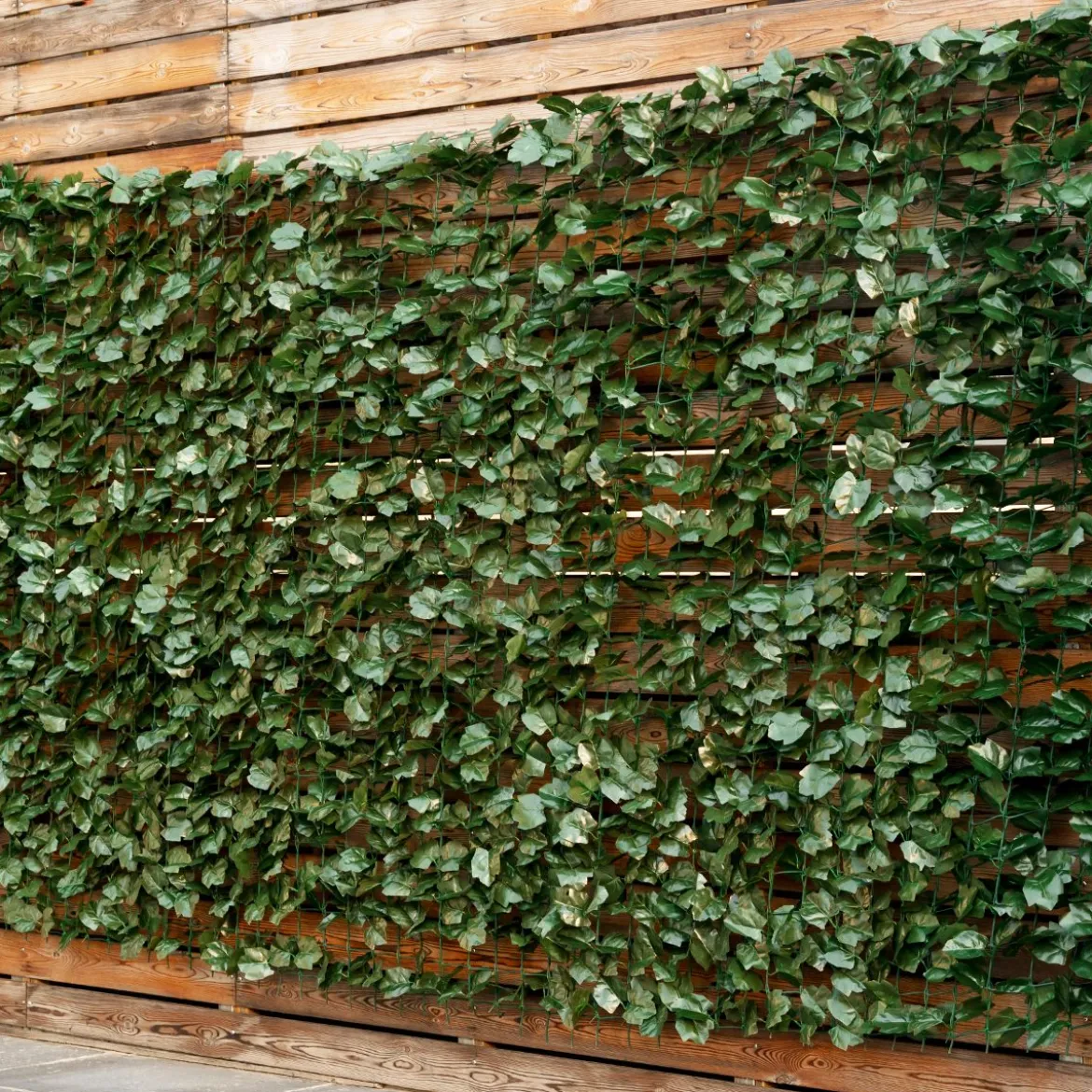 Künstliches Pflanzenwand Hecke Efeublättern Sichtschutz Heckenpflanze Outdoor & Indoor Gartenzaun 150 x 300cm