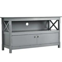 Kommode TV-Kommode für Fernseher 112 x 40 x 61 cm Grau