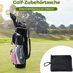 Komplettes Golf Geschenkset für Damen Golf-Zubehör Set mit 3 Golfbällen Golfgeschenk in Geschenkbox