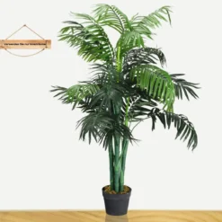 Kunstpflanze Verwendbare Künstliche Palme Kunstbaum 110 cm/150 cm