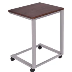 Laptoptisch Beistelltisch mit 4 Räder 50 x 40 x 65 cm