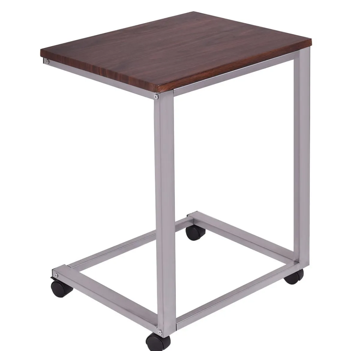 Laptoptisch Beistelltisch mit 4 Räder 50 x 40 x 65 cm