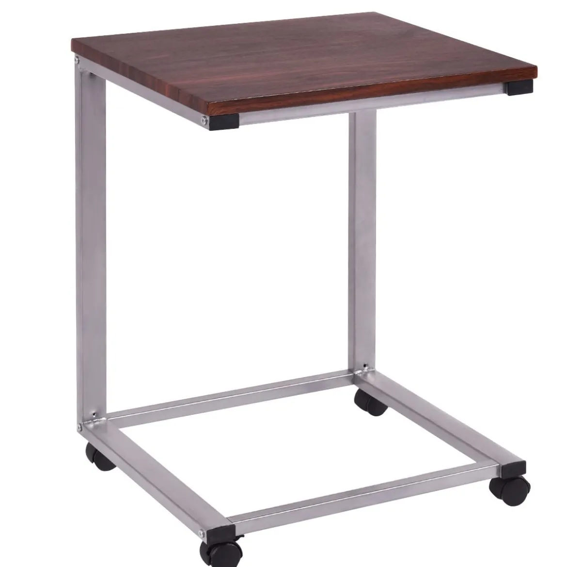 Laptoptisch Beistelltisch mit 4 Räder 50 x 40 x 65 cm