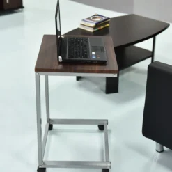 Laptoptisch Beistelltisch mit 4 Räder 50 x 40 x 65 cm