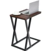 Laptoptisch Kleiner Beistelltisch Kaffeetisch Braun 50 x 34,5 x 60 cm