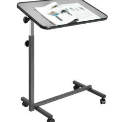 Laptoptisch Laptopständer Notebooktisch Ablagetisch Pflegetisch Beistelltisch Grau