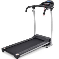 Laufband klappbares elektrisches Laufband leises Laufband 123 x 51 x 113 cm Schwarz