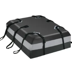 420 L Dachbox für Auto mit Zahlenschloss & 6 Türhaken & Anti-Rutsch-Matte Wasserdichter Dachkoffer