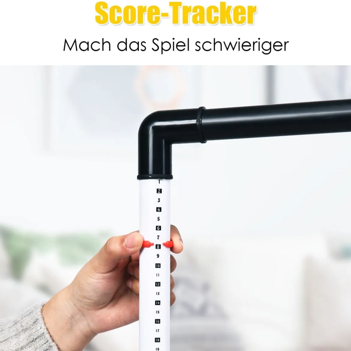 Leitergolf-Set Indoor-Outdoor Wurfspiel mit 6 Bolas-Wurfkugeln und Tragetasche