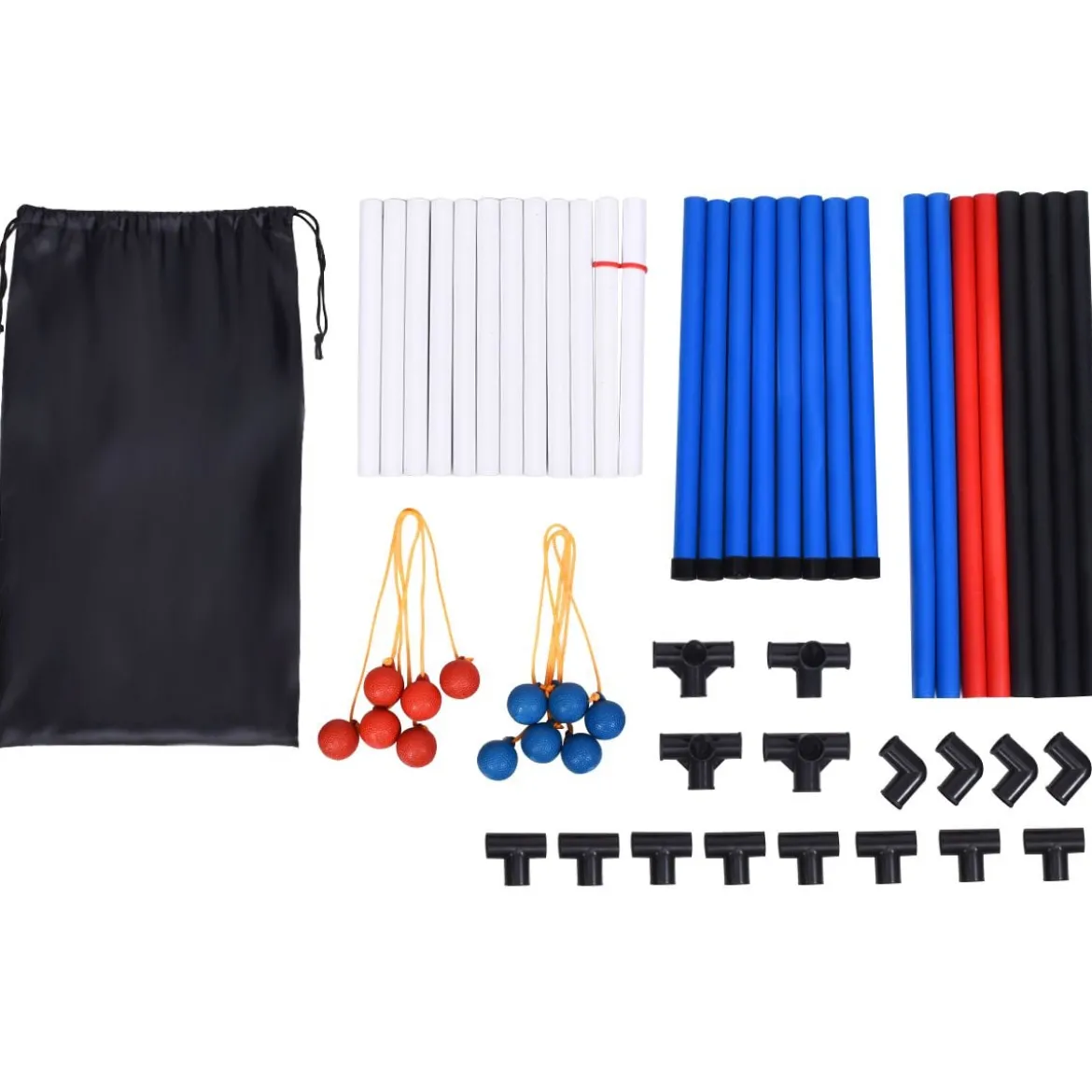 Leitergolf-Set Indoor-Outdoor Wurfspiel mit 6 Bolas-Wurfkugeln und Tragetasche