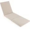 Liegenauflage Auflage für Sonnenliege Polsterauflage für Gartenliege 82 x 59 x 4,5 cm Beige