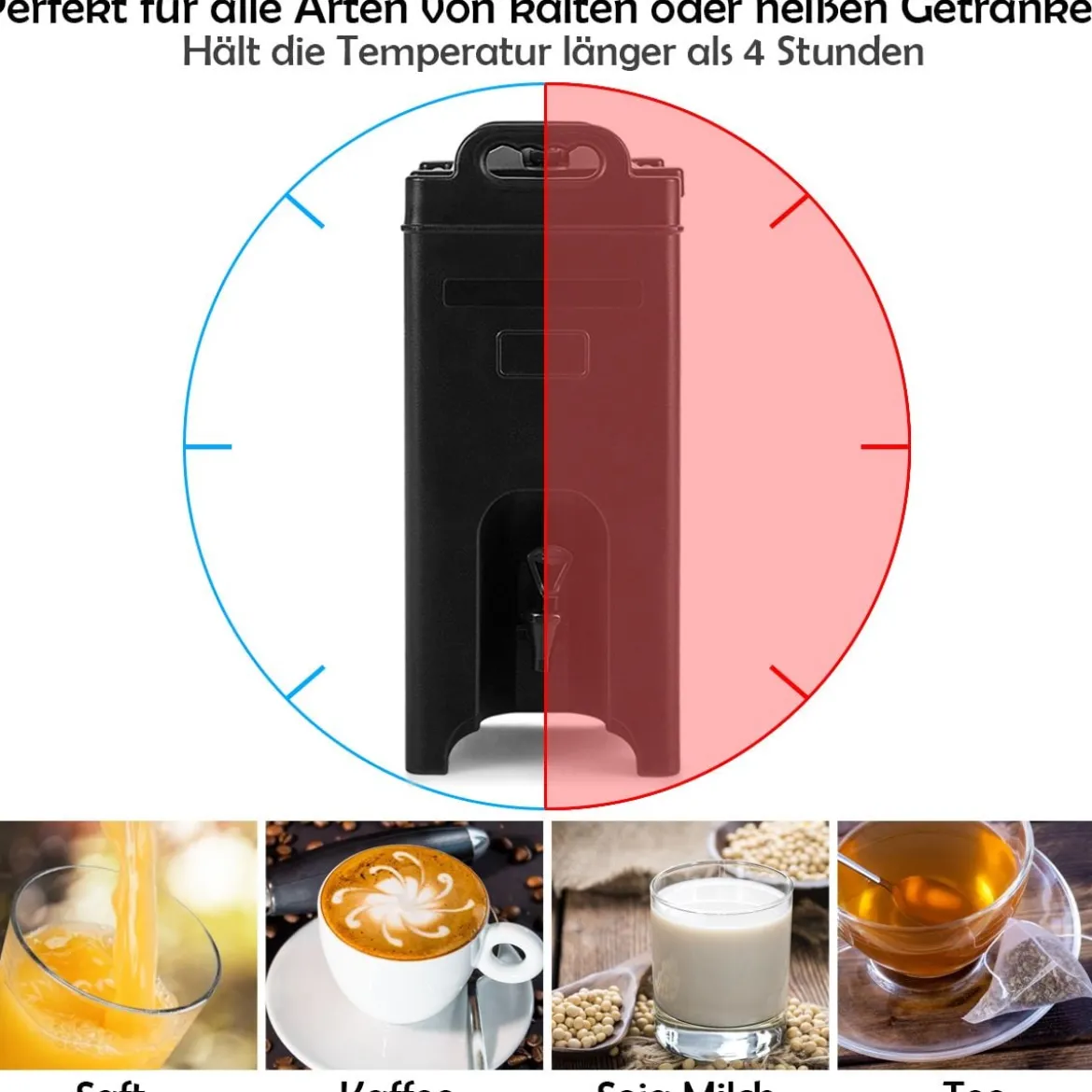 20L Isolierter Getränkeserver aus lebensmittelechtem LLDPE-Material Getränketräger