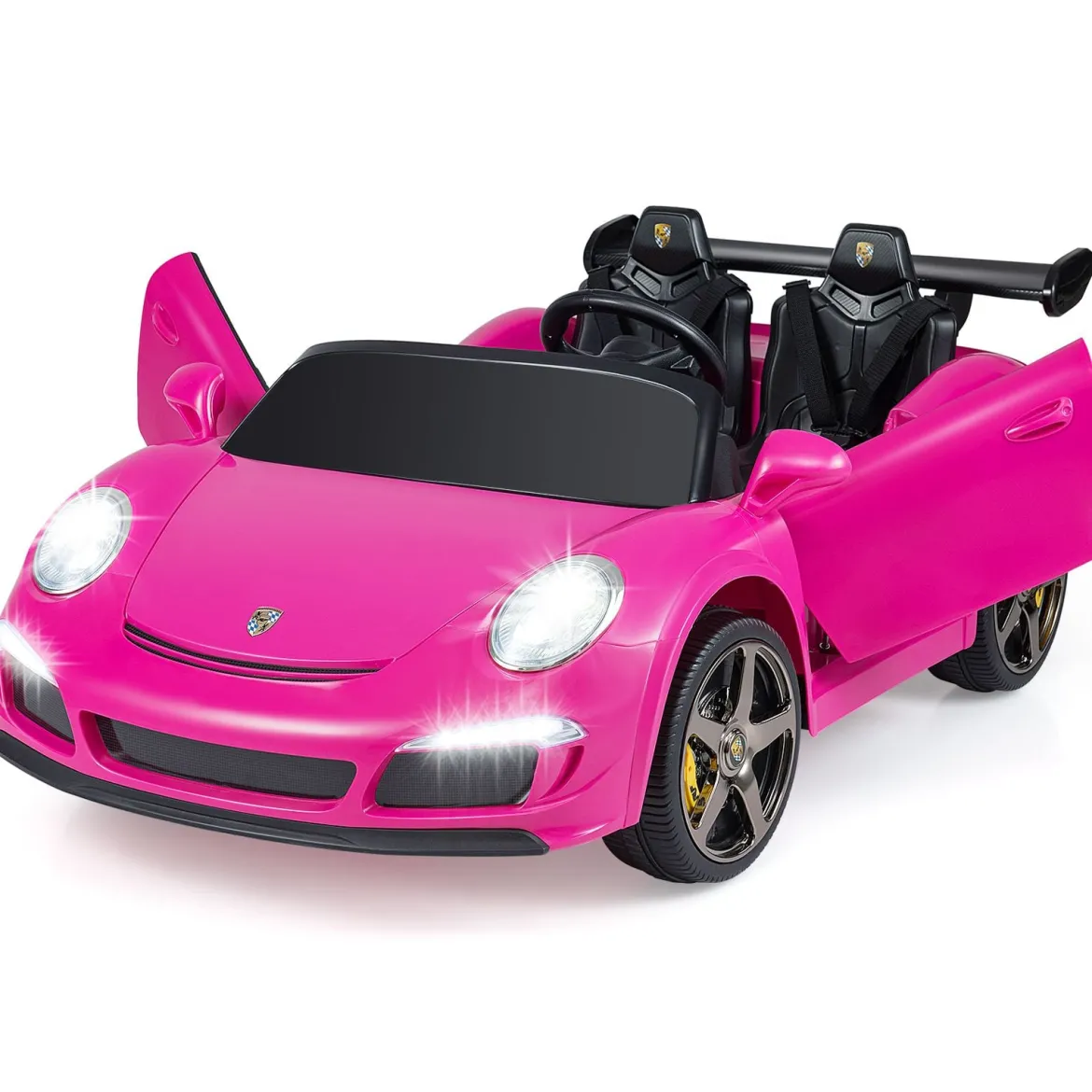 Lizenzierter RUF Kinder-Elektroauto 24V Akku betriebener Elektrofahrzeug mit Eltern-Fernbedienung Rosa