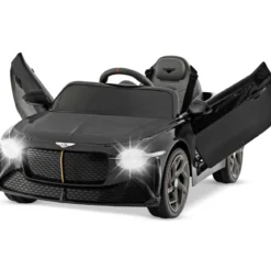 Lizenziertes Bentley Bacalar Kinderfahrzeug mit Fernbedienung & Scherentüren & Federung Schwarz