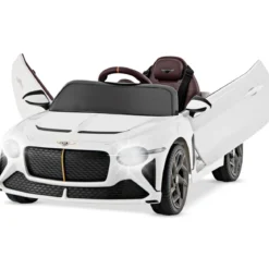 Lizenziertes Bentley Bacalar Kinderfahrzeug mit Fernbedienung & Scherentüren & Federung Weiß