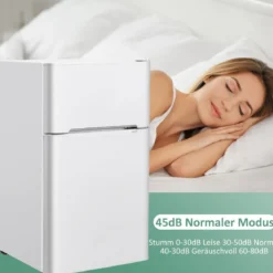 90L Mini-Kühlschrank separates Gefrierfach Kompakter Kühlschrank 48,5 x 49,5 x 86 cm Weiß