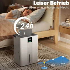 35 L/Tag Luftentfeuchter für Zuhause Energiesparender Luftentfeuchter mit 3 Modi Weiß